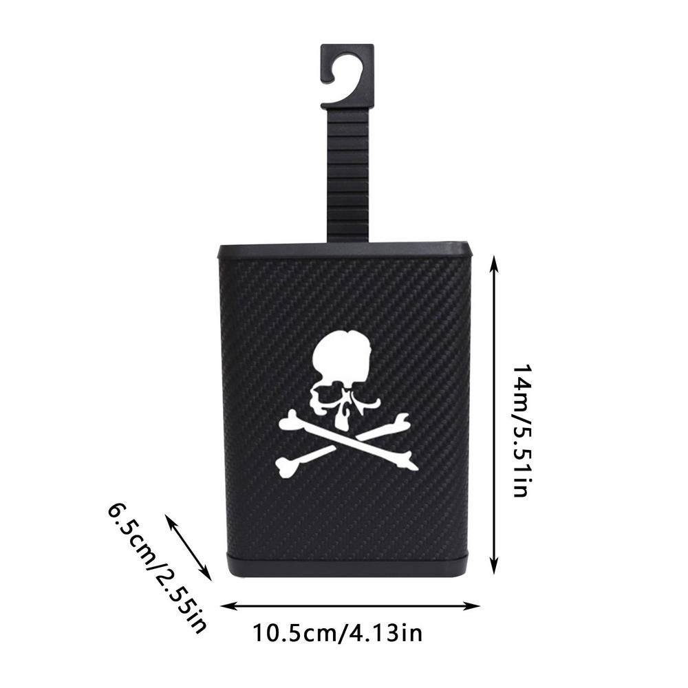 New Car Seat Trash Can Car Seat Back Garbage Bin Waterproof Automotive Mini Trash Can With Hook And Back Clip For Car Door