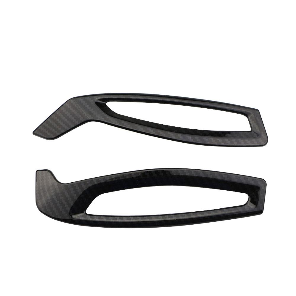 2 шт. хромированная передняя крышка автомобиля для кондиционирования воздуха, декоративная наклейка, накладка для Toyota CHR 2016-2022 LHD