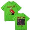 Футболка с графическим принтом Doja Cat Candy The Scarlet, унисекс, хлопковая, оверсайз, женская мода, хип-хоп, винтажные футболки