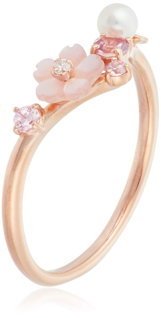 BLOOM April Birth Flower 10K Pink Gold Sakura Ring Japanese Size 9 (0168-0008-0020-0009)
