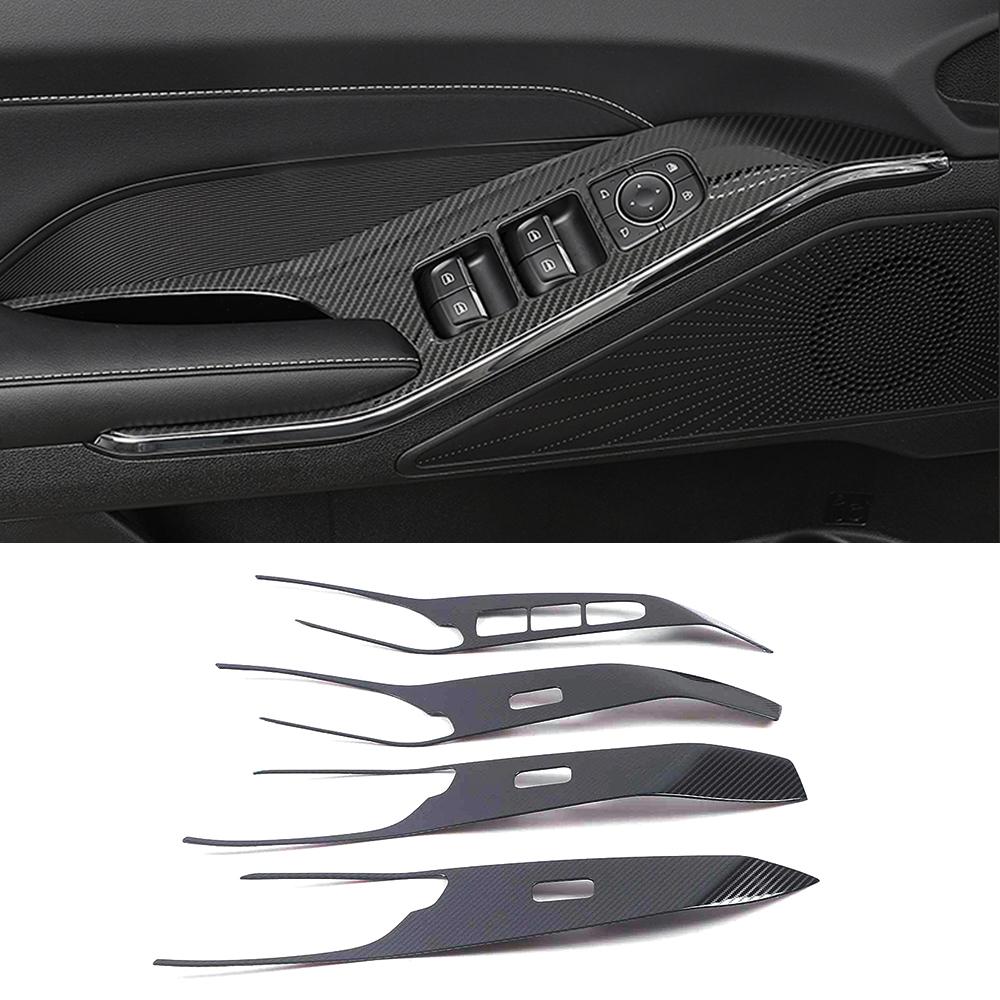 Для Haval H6 3-го поколения 2022 года отделка центральной консоли автомобиля, изменение цвета углеродного волокна, украшение из нержавеющей стали