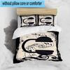 Music Notes Sparkle 3pcs Bedding,Including 1pc Duvet Cover And 2pcs Pillowcases Perfect for Christmas,Ideal for Bedroom, Dormitory