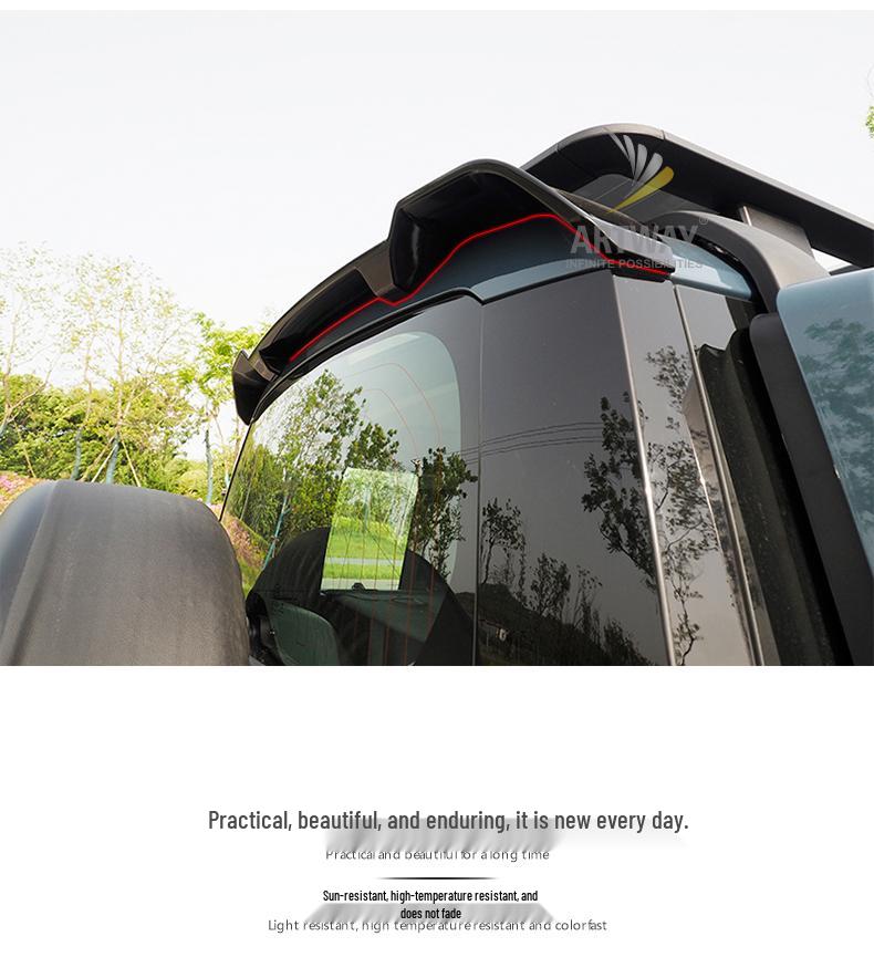 Land Rover New Defender Rear Wing Spoiler ABS Material Upgrade - Easy Installation