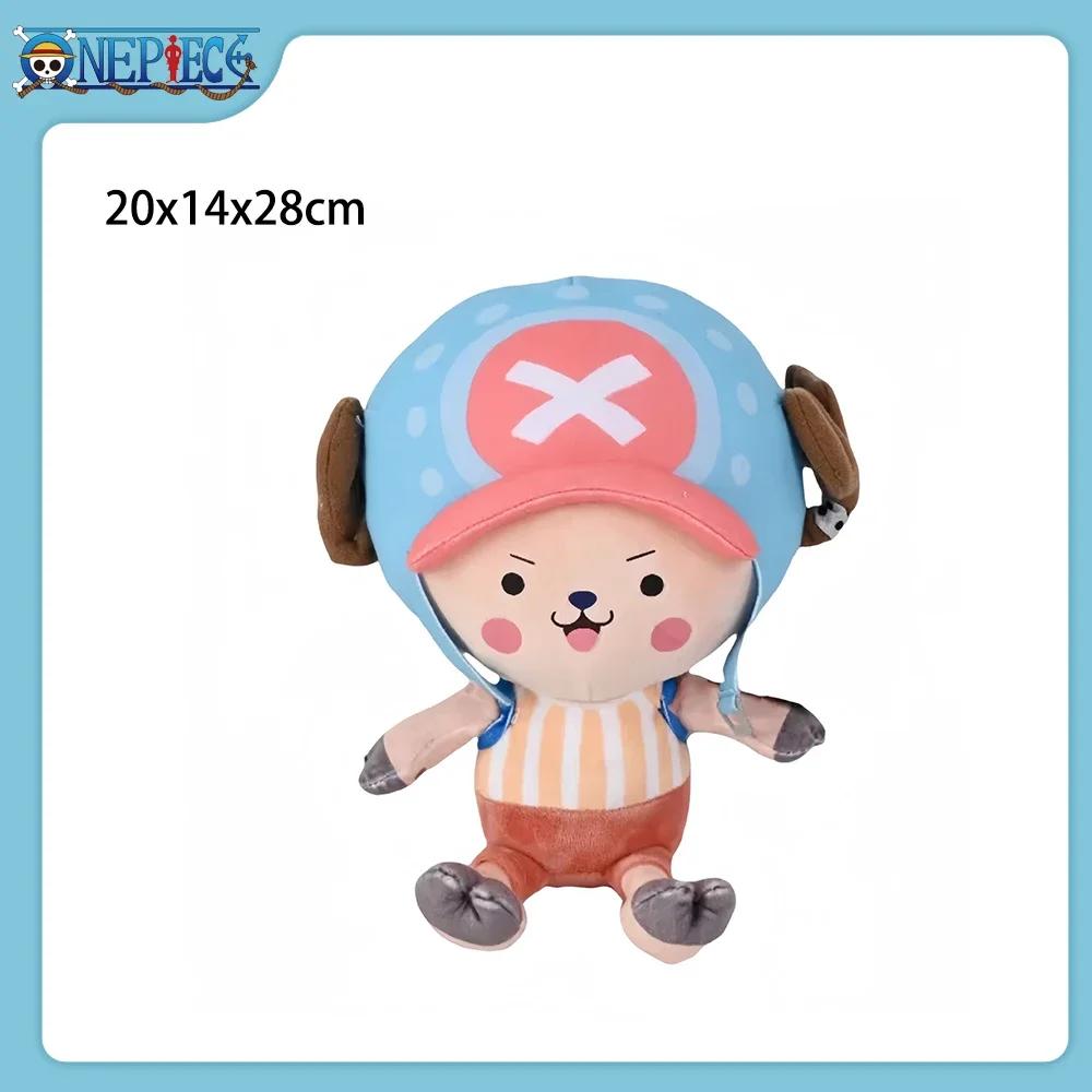 Плюшевая игрушка One Piece Луффи Ророноа Зоро Тони Чоппер Мягкая кукла Оригинальное украшение Аниме Подвеска Детские рождественские подарки Коллекционная