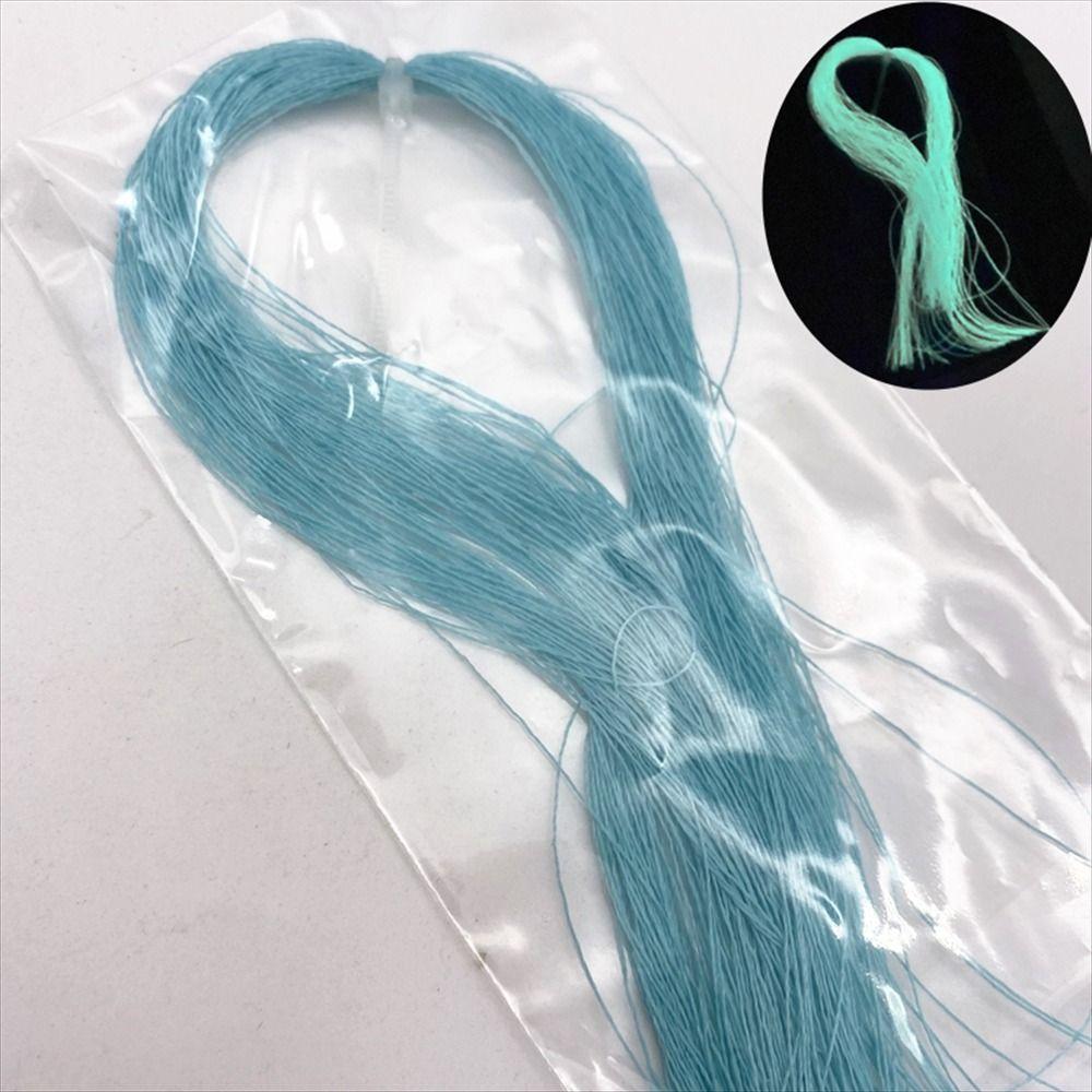 Luminous Fluorescent Fly Fishing String Fishing Tying Material Assist Hooks Line Fly Fishing Thread