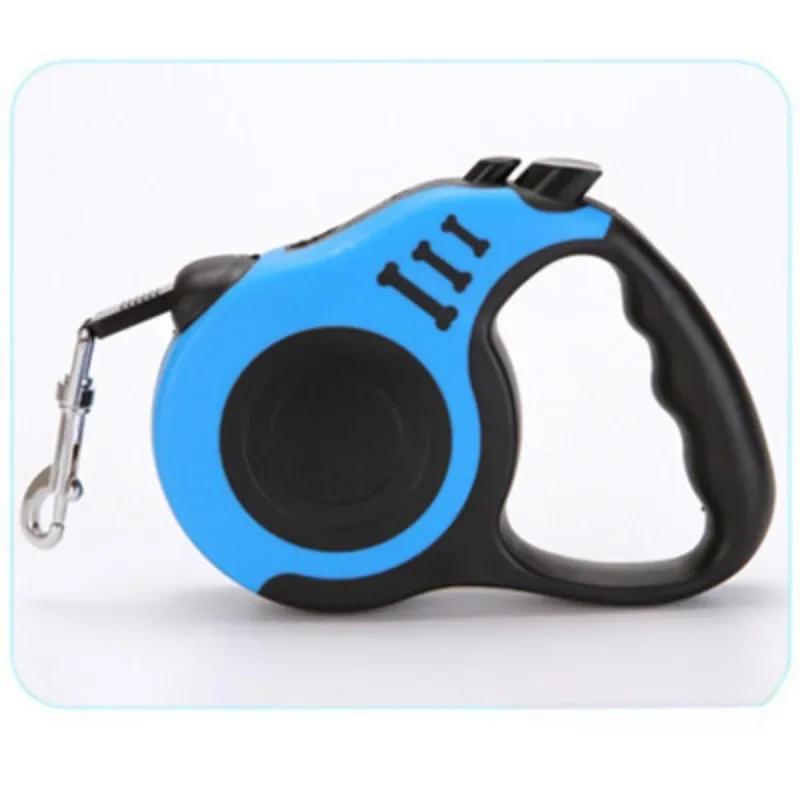 Товары для животных Автоматический выдвижной поводок для собак 3 м 5 м Прочный поводок из полиэстера для щенков, для ходьбы, бега, удобный