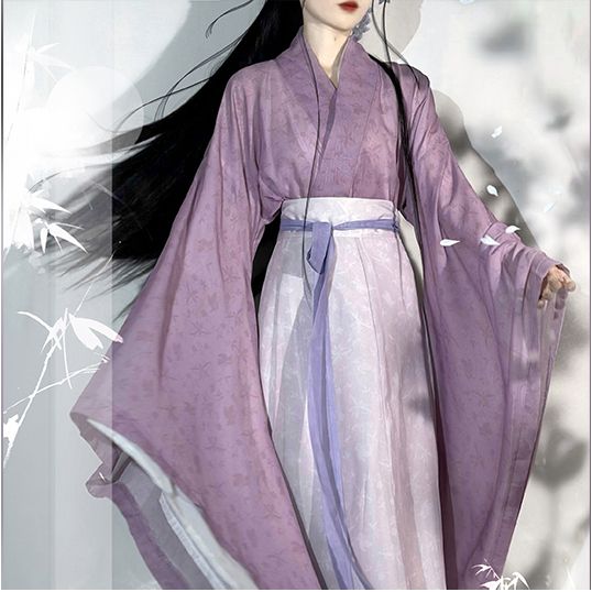 Китайские женские топы и юбки в стиле династии Вэй и Цзинь Ханфу, женские костюмы с широкими рукавами