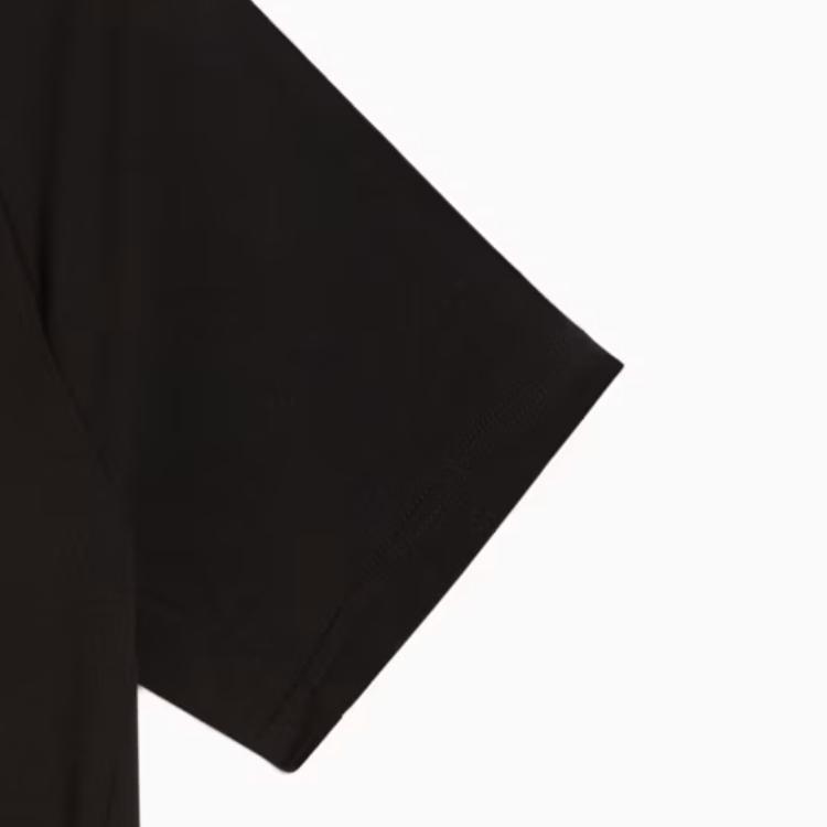 Puma Модная универсальная футболка с коротким рукавом Evo с логотипом бренда, мужская, топы, черная, 687588-01