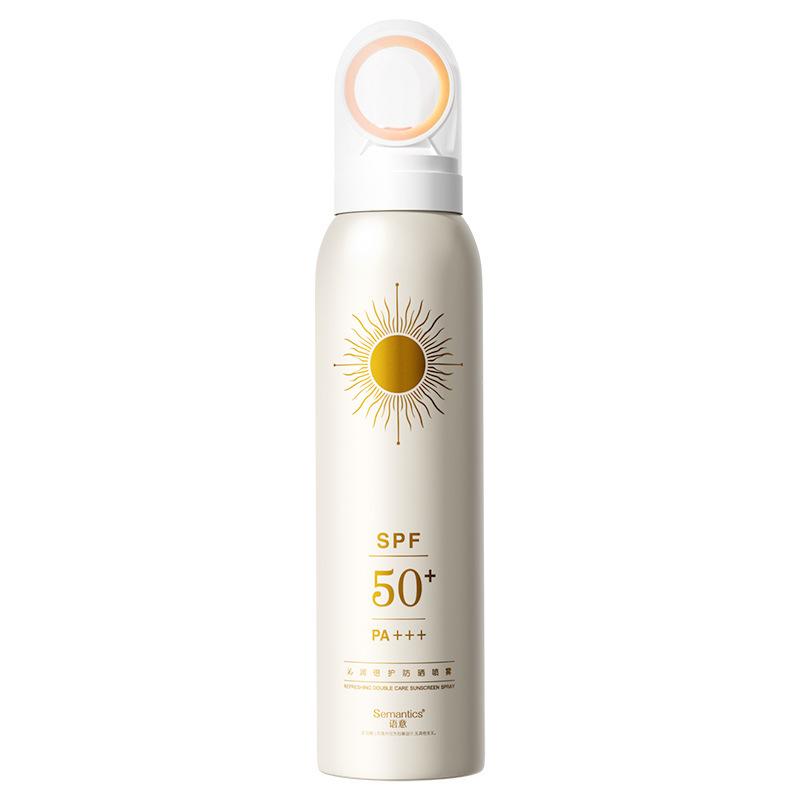 Солнцезащитный спрей SPF50 PA++++, Легкий освежающий мист для защиты от солнца для лица и всего тела, 150 мл