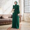 Frilly Pearled Women Long Dress Abaya
