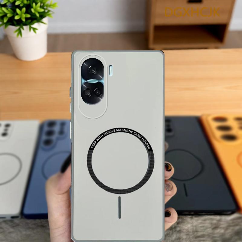 Чехол для Honor 90 Lite Чехол для телефона Honor 90 Lite Обложка для Honor 90 Lite CRT-NX1 Ударопрочный Цветной Магнитный Жесткий Силиконовая задняя крышка