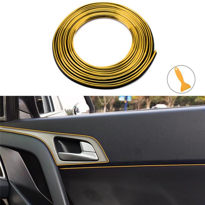 3M Мягкий клей хромировал полосу отделки двери автомобиля на устойчивых к трению универсальных автомобильных аксессуарах для интерьера