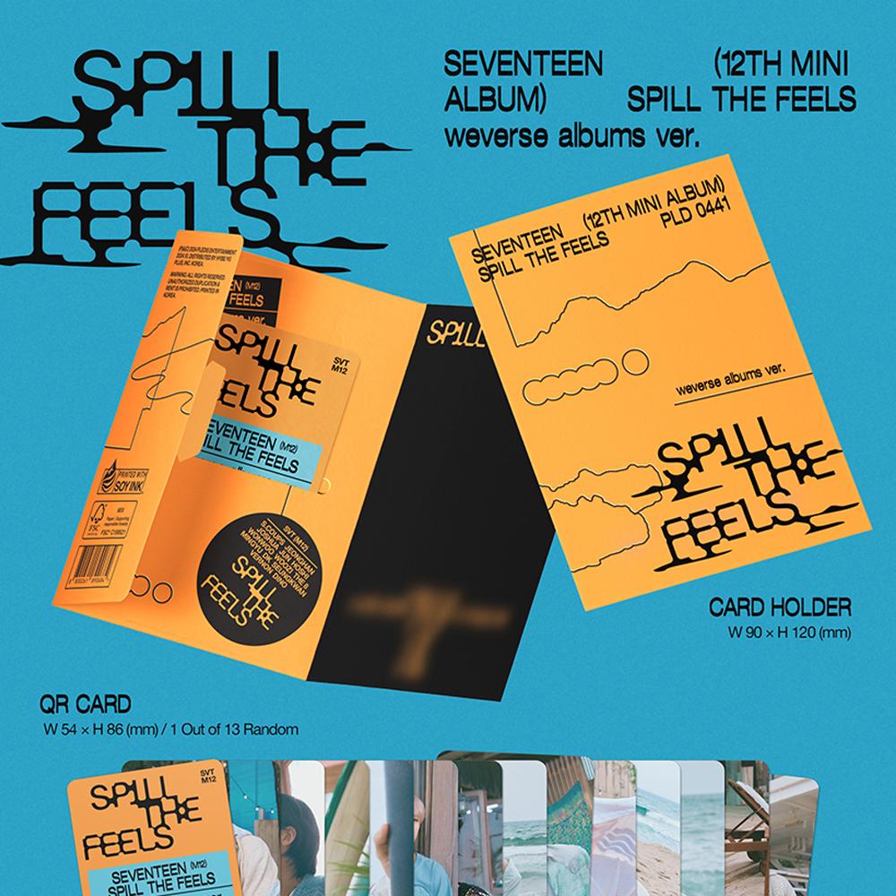 Seventeen SPILL THE FEELS [Weverse Albums ver.] Вкл.. Weverse ПОБ