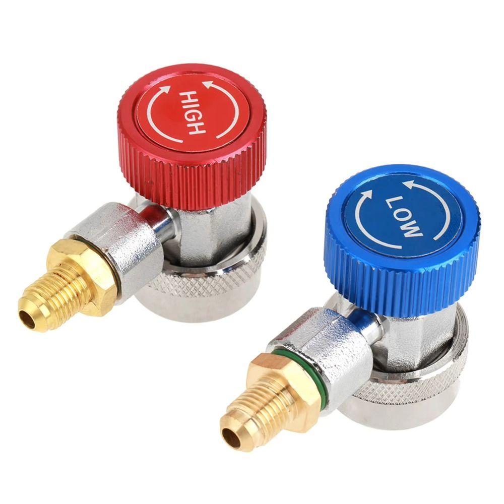 H/L Connector Air Conditioner Coupler Brass Construction Refrigerant Coupler  Coolant System