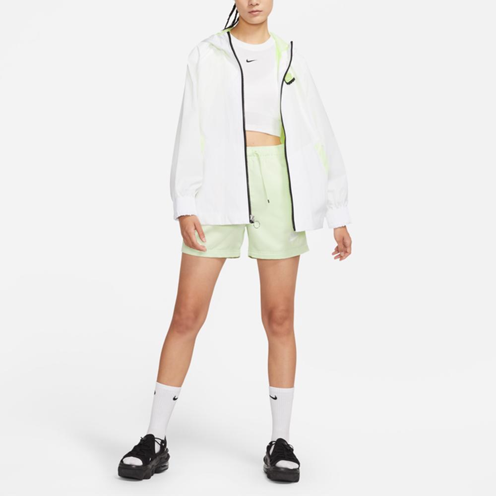 Nike Спортивная одежда Nsw Повседневная свободная тканая куртка с капюшоном Женские куртки Белые DD4532-100