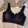 Large Size Women Sports Large Breasts Show Small Gather No Underwire To Collect Auxiliary Milk To Prevent Sagging No Trace Bra