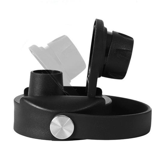 Крышка чашки с широким горлышком на 32 унции Легко чистящаяся Изолированная крышка чашки Сменная крышка с носиком пищевого качества с гибкой ручкой для гидроколбы