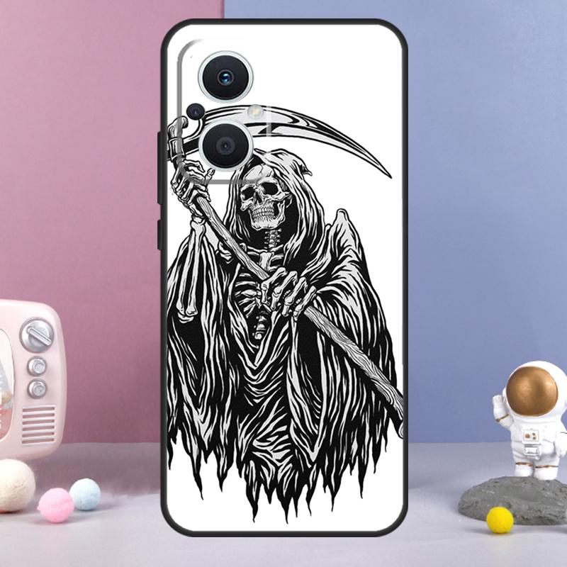 Death Grim Reaper Skull Funda For OPPO Reno 8 Lite 11F 12F 13F 14F 10 11 12 13 14 Pro OPPO Find X9 X5 X6 X8 Pro Case