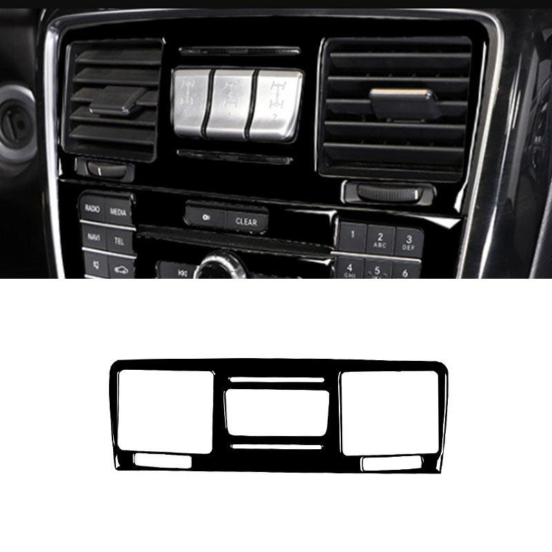 Car Central Air Vent Outlet Frame Cover Soft PVC Plastic Inner Trim For Mercedes Benz G Class W463 2013 2014 2015 2016 2017 2018