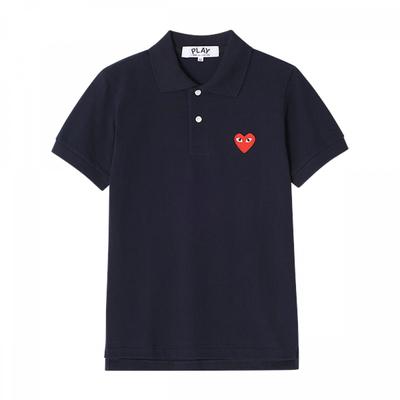 Comme Des Garons Play Футболка-поло Красное сердце Нашивка Ax T006 051