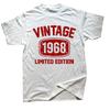 Novelty 57 Years Old Vintage 1968 Limited Edition T Shirts Streetwear Short Sleeve Birthday Gifts Summer Style T-shirt Men