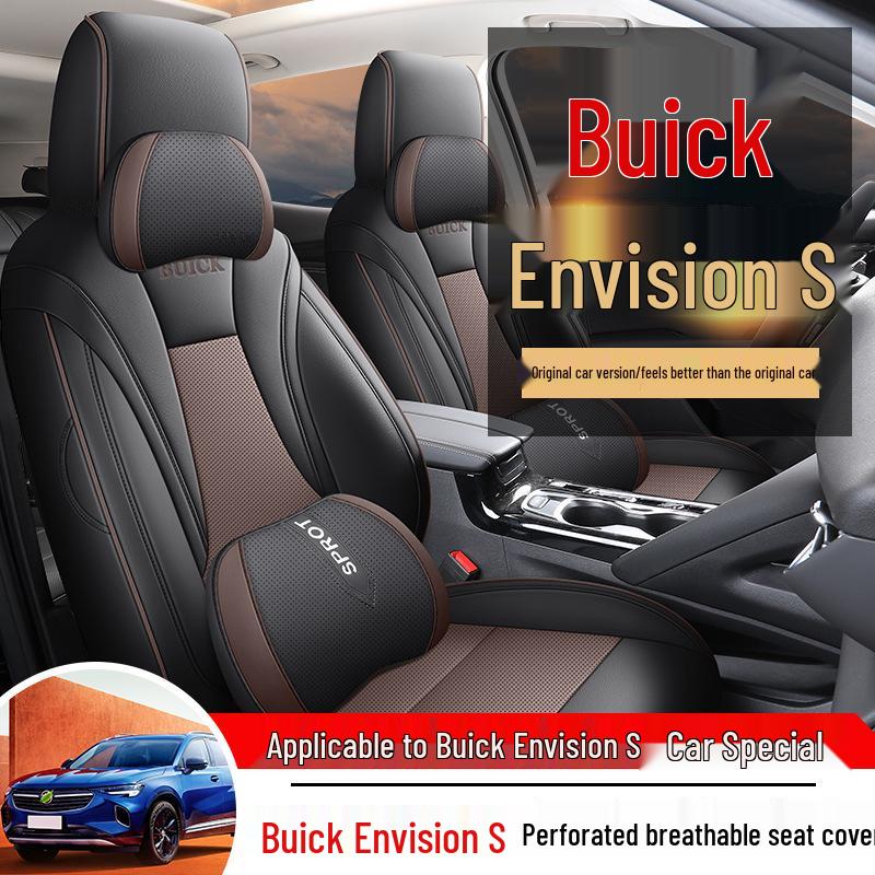 Buick Envision S Leather Car Seat Cushion - Universal Fit for All Seasons, 5-Seater