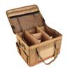 Outdoor Camping Storage Bag with Handles 30L Large Capacity Portable Camping Storage Bag Khaki