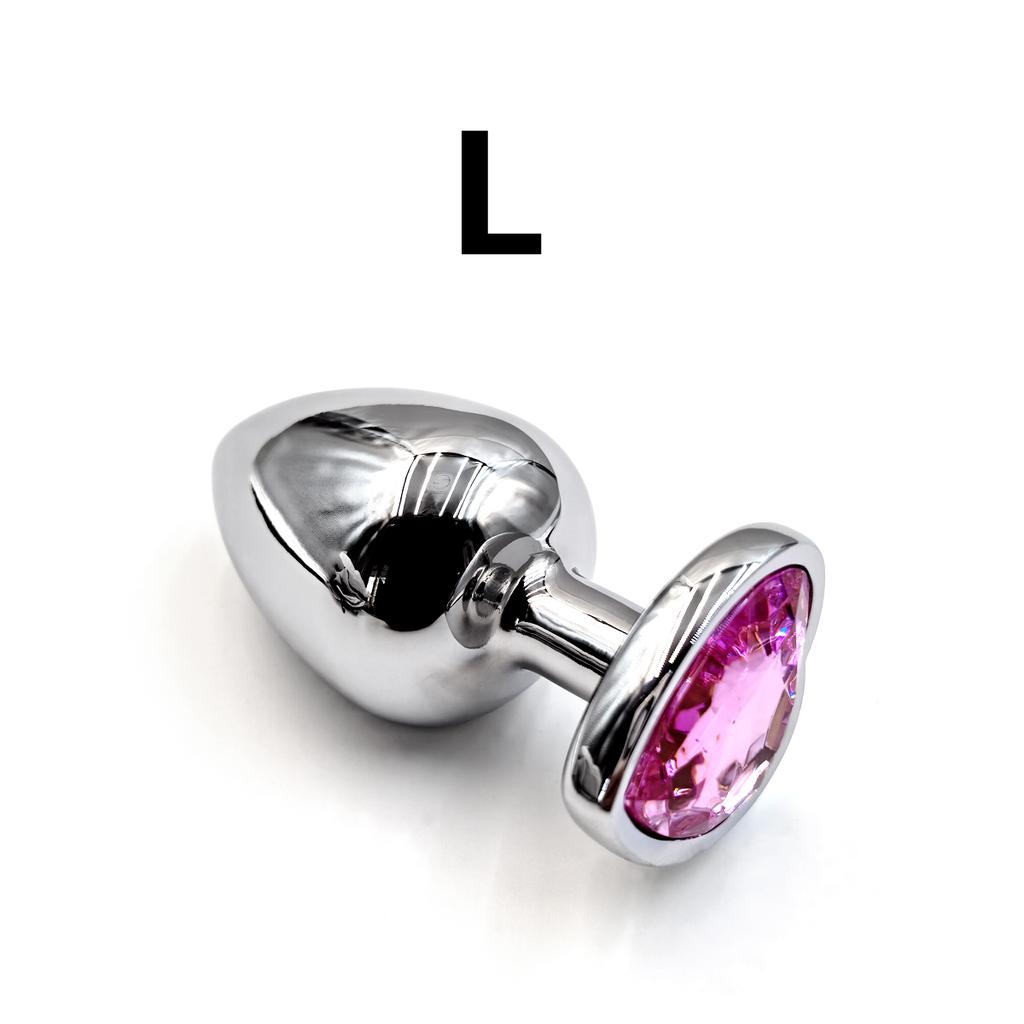 Heart Base Mini Smooth Metal Anal Plug Beginner Butt Plug Masturbation Stimulator Tool Sex Massager Adult Sex Toys For Man Women