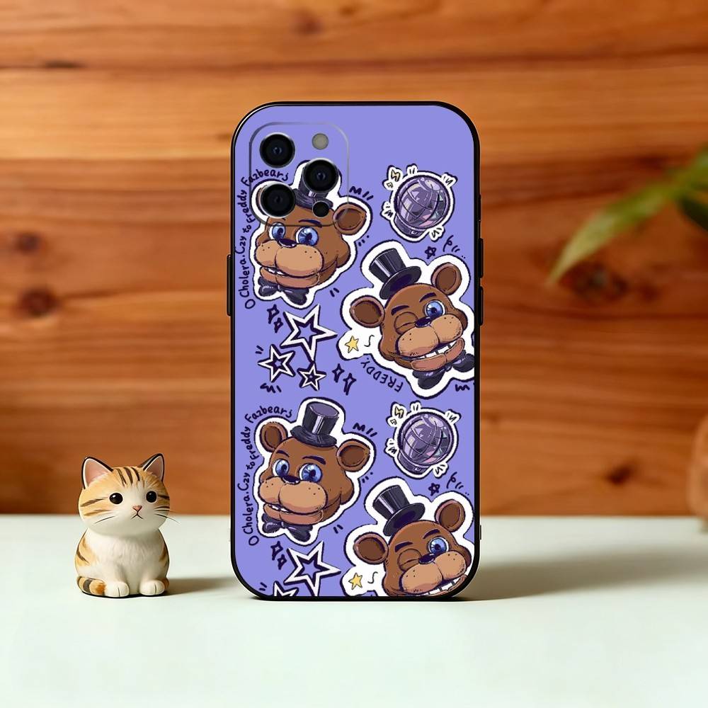 Чехол для телефона F-N-A-F Силиконовый Мягкий Для IPhone 17 16 15 14 13 12 11 X XR Plus Pro Max Plus