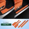 Car Door Threshold Strip Sticker for Li LiXiang L6 L7 L8 L9 2022 2023 2024 Car Door Leather Protective Sticker for Lixiang