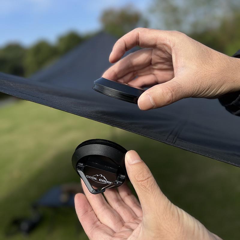 Крючок на присоске с магнитом COOLCAMP для тента, навеса, автомобильного кемпинга, фиксации веревки и подвешивания света