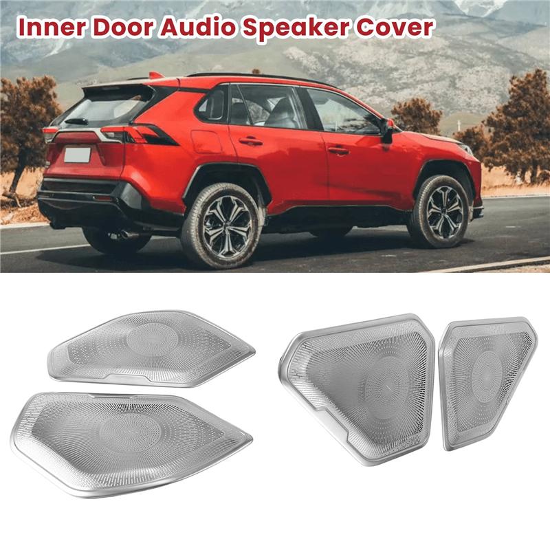 A28G-Cover Trim Door Stereo Loudspeaker Frame Replacement Parts Accessories For Toyota RAV4 RAV 4 -