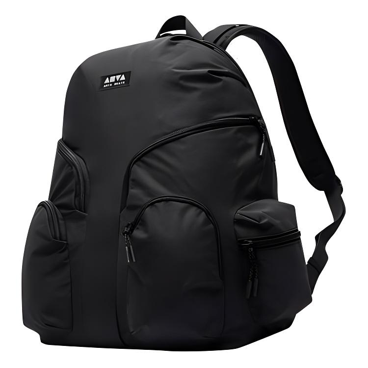 New Anta Life Collection Fabric Backpack Regular Unisex Basic Black 192518153-1