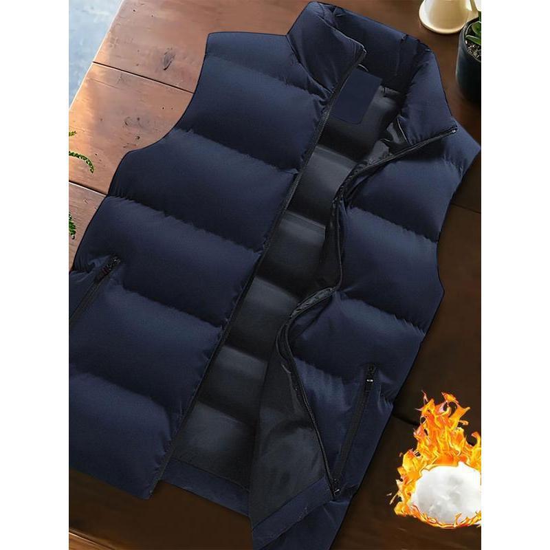 G 58361 Winter Stand Collar Vest Men