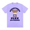 Зарегистрированный Flex Offender Panda Gym Funny Meme футболки мужская мода O-образный вырез одежда футболка повседневная 100% хлопок свободная футболка