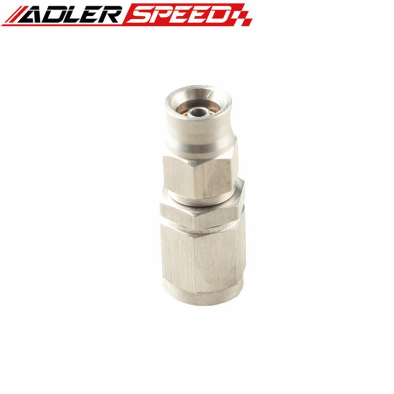 S 3AN AN-3 Hose To M10x1.0 Straight Female Stainless Steel Hose End Brake Fitting