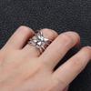 Gothic Adjustable Hip Hop Promise Biker Mens Rings Halloween Punk Simulation Animal Spider Ring