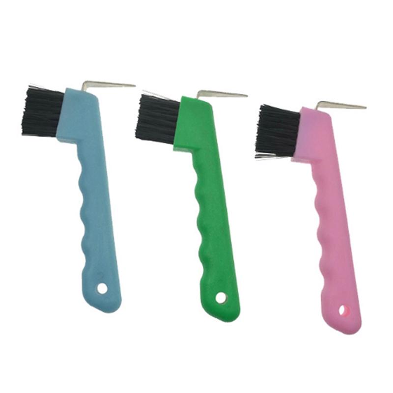 Shires Hoof Pick Brush Weaver Уход за лошадьми Конное снаряжение Случайный цвет