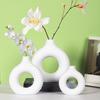 Ваза для пончиков, небьющаяся полая ваза, минималистичный стиль бохо, настольный декор, ваза для цветов, свадьба, вечеринка, офис, спальня