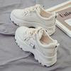 Dad Shoes Spring Fashion Sneakers With Pu Upper And Breathable Mesh For Women