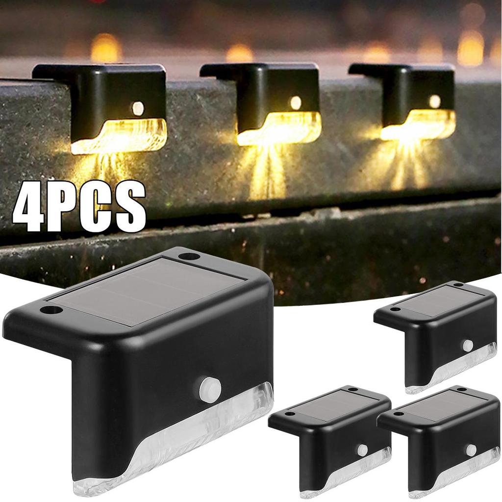 Светодиодное наружное освещение забора Солнечные палубные фонари Солнечные ступенчатые светильники Водонепроницаемый светодиод