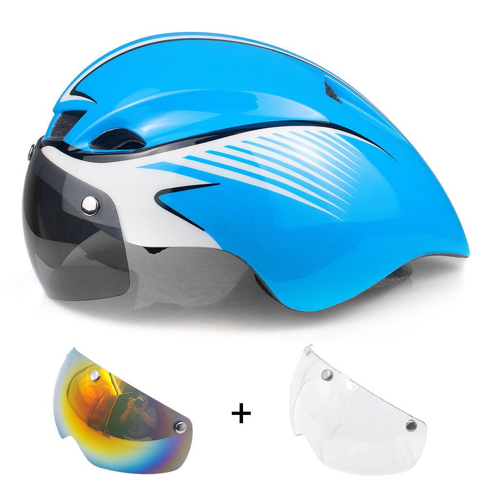 Шлем Wildside Triathlon TT с магнитными очками — новый велосипедный шлем, готовый к соревнованиям