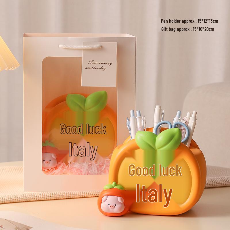 Goofy Cartoon Large Capacity Key & Pen Holder - Desktop Ornament & Gift for Graduation or Teacher's Day
