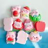 Cartoon Trend Food Strawberry Pig Resin Accessories Handmade Material Decoration