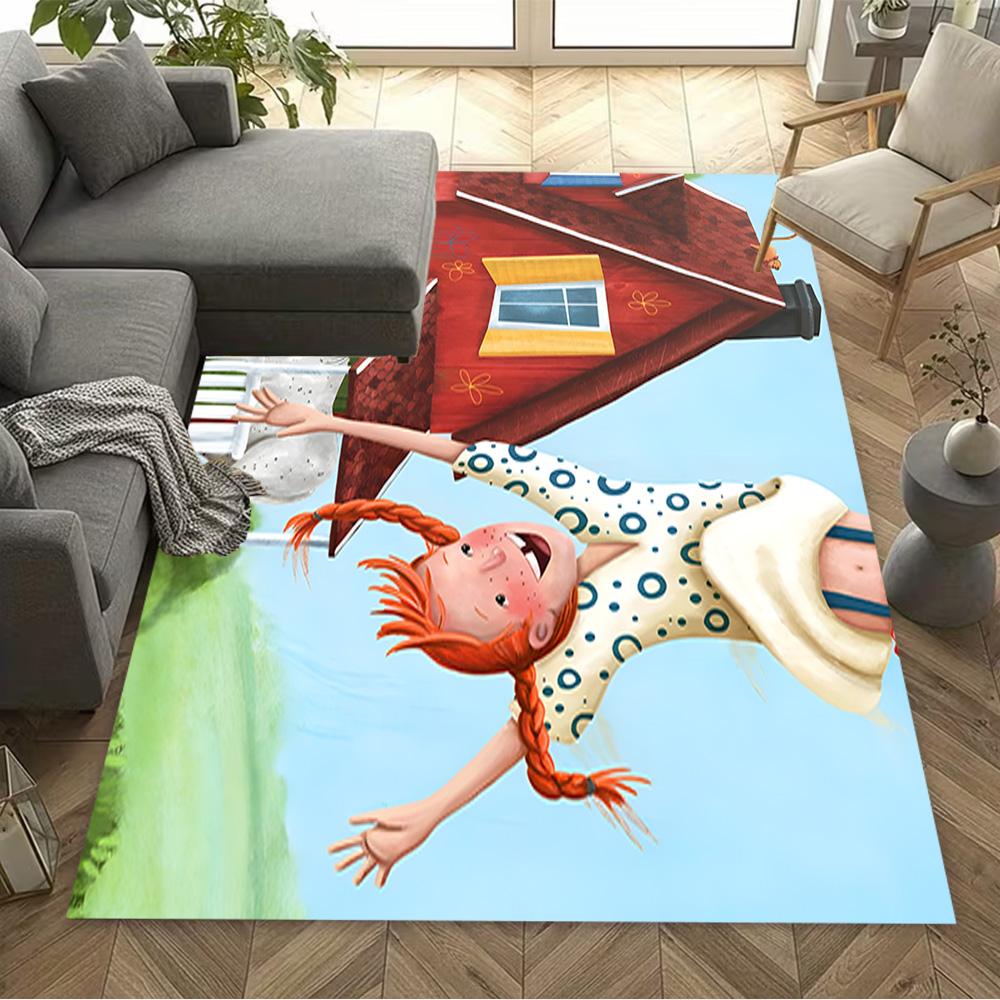 Through Sky. Area Rug Perfect for Hallway Study room Balcony Entryway Anti-slip Rug Anime Office Decor Wedding Party Gift