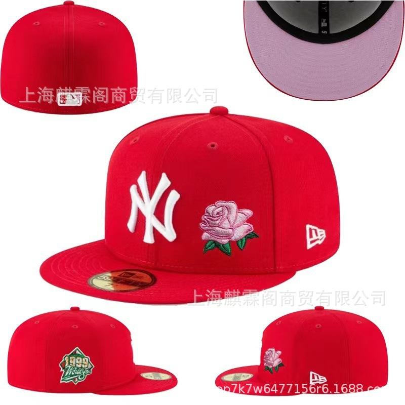 Factory-supplied commemorative cap with 3D embroidery for Major League Baseball World Series teams, closed-back cap