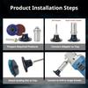 Rapid Swap Sanding & Polishing Disc Kit Fits Drill M14 Angle Grinder For Sanding Rust Removal And Polishing