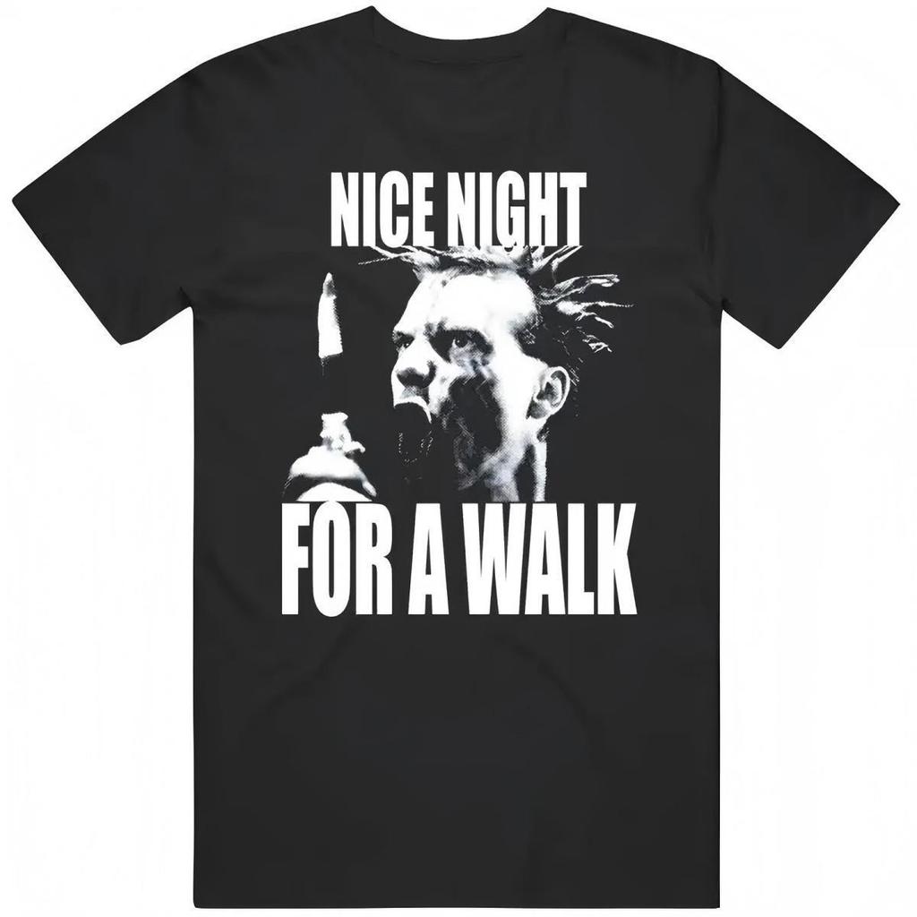 Nice Night For A Walk punk graphic t-shirt