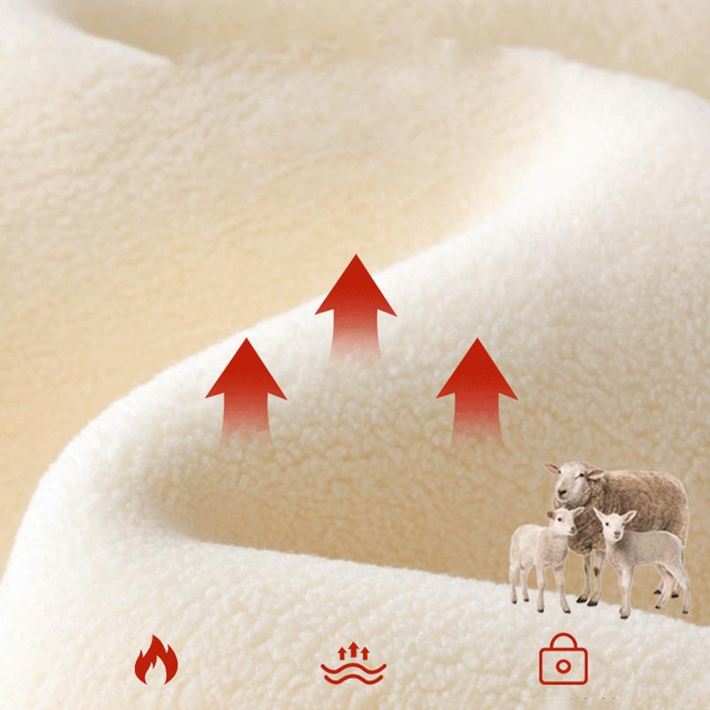 Однотонные леггинсы на флисовой подкладке - Зимняя базовая модель Облегающий крой Смесь полиэстера со средней эластичностью, Вязаные укороченные теплые леггинсы