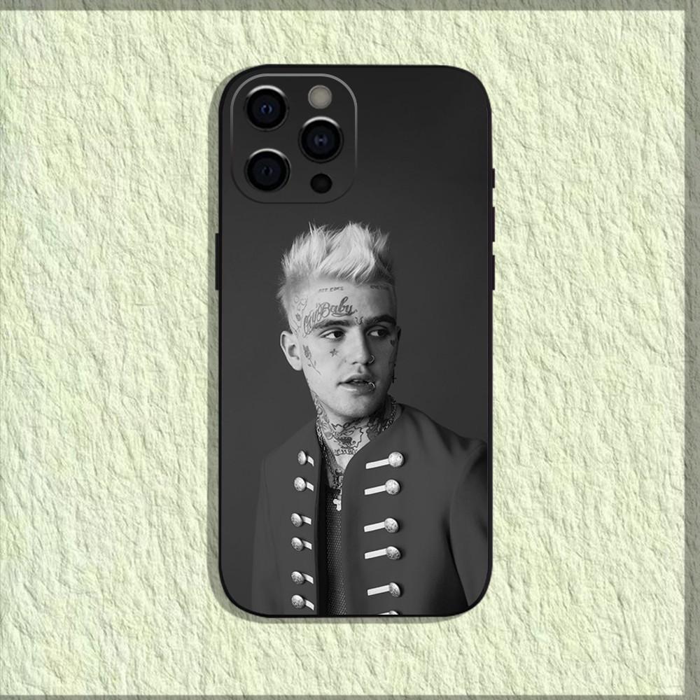 Чехол на телефон L-Lil Peep Cry Baby для iPhone 16,15,14,13,12,11,Pro,X,XS,Max,XR,Plus,Mini Мягкий черный чехол